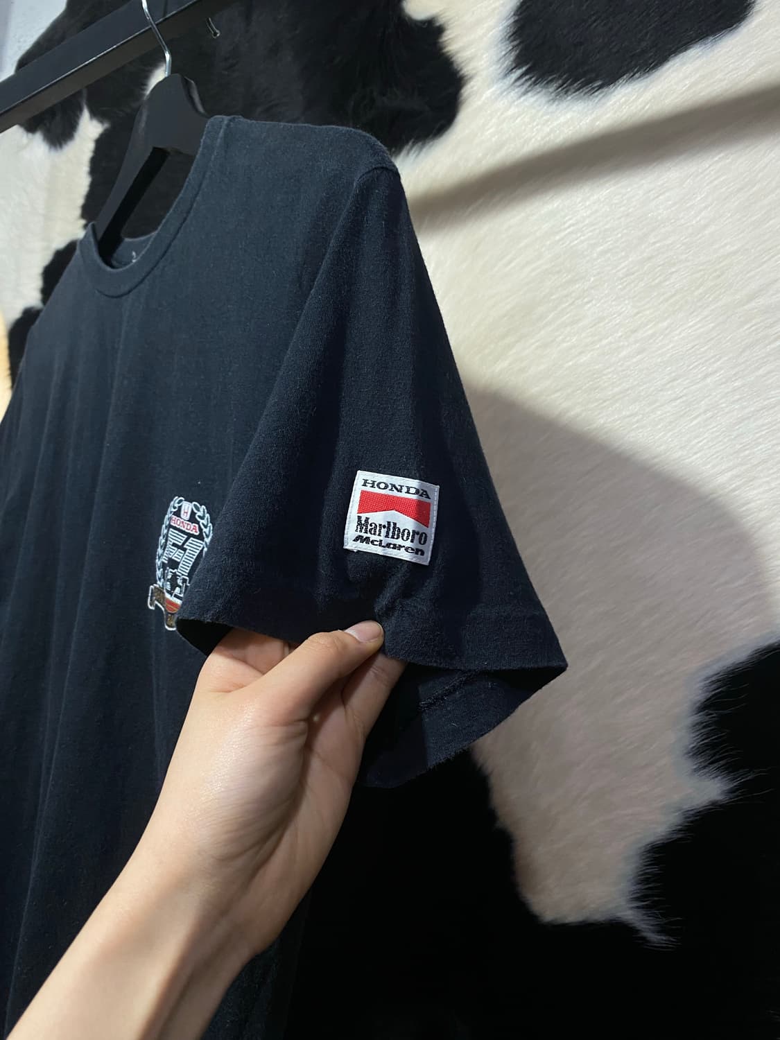 Honda F1 로고프린팅 반팔 티셔츠 상품이미지4