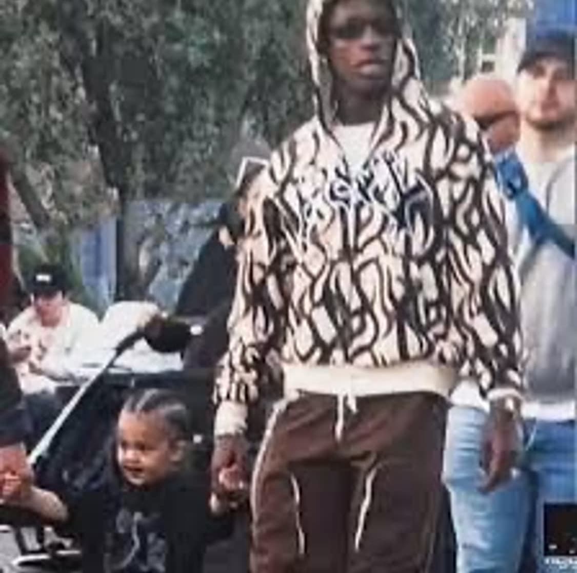 펑크앤요 punkandyo 로고 후드집업 카모 상품이미지1