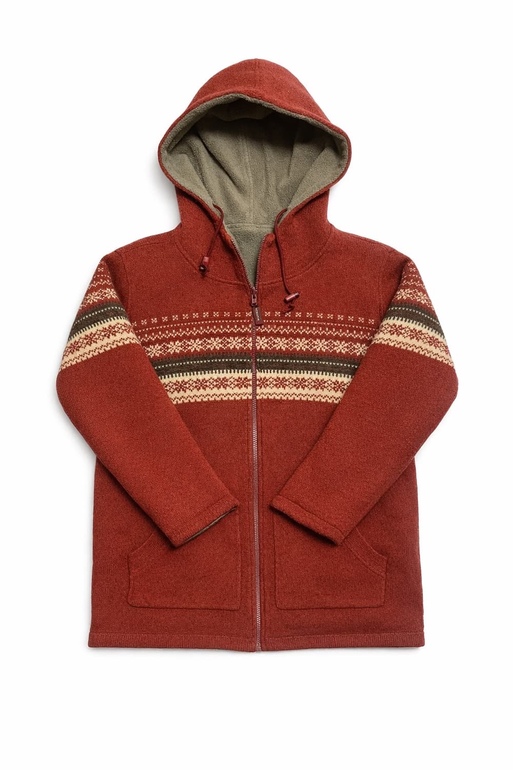 JPN 00s 빈티지 McGREGOR 맥그리거 레트로 노르딕 패턴 플리스 상품이미지1