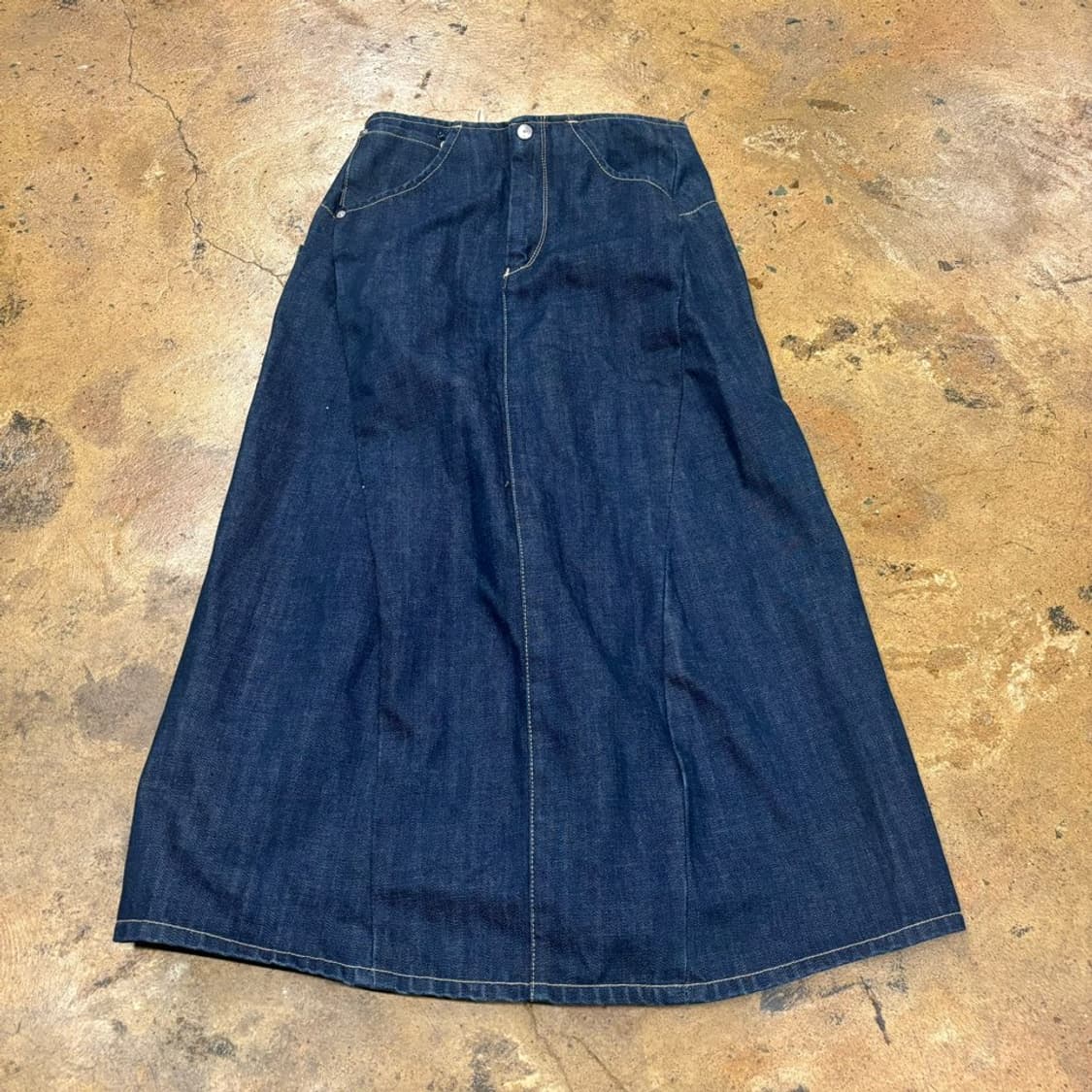 [정품/80] 리바이스 롱 데님 스커트 청치마  상품이미지3