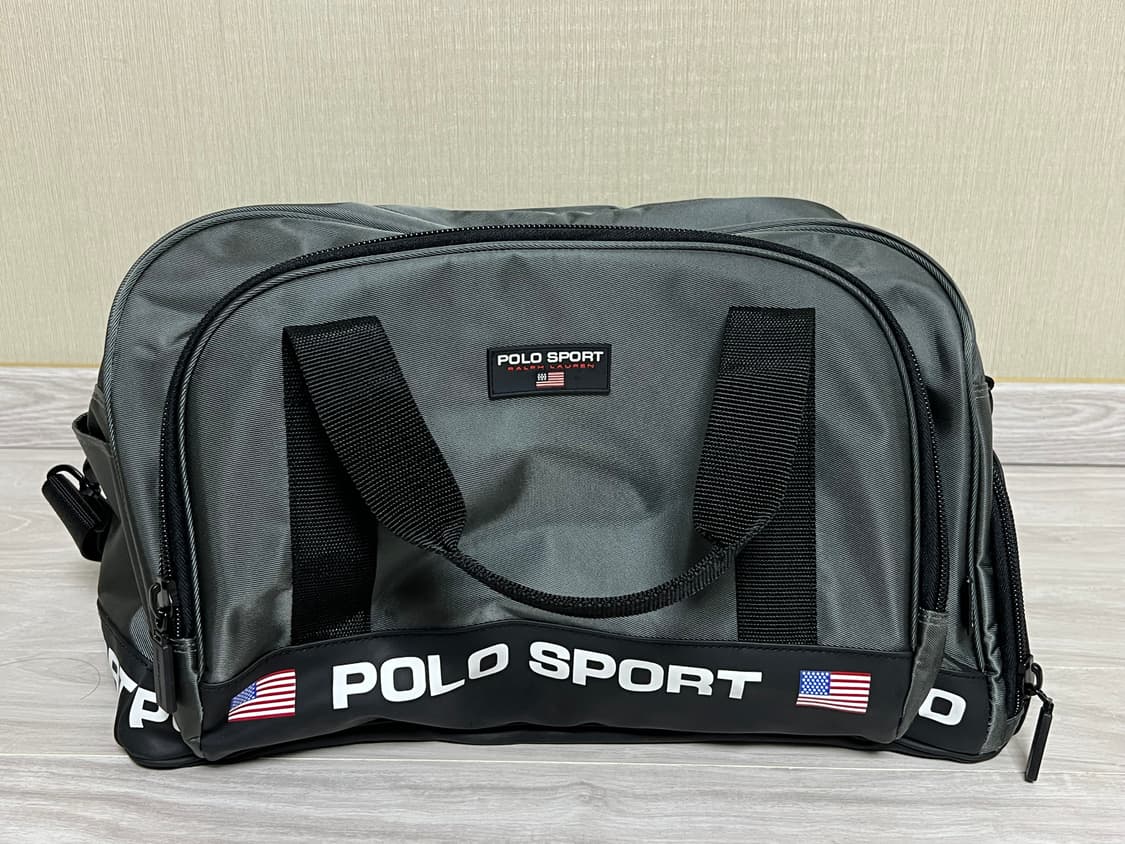 90s 폴로스포츠 더플백 가방 차콜그레이 polo sport 상품이미지2