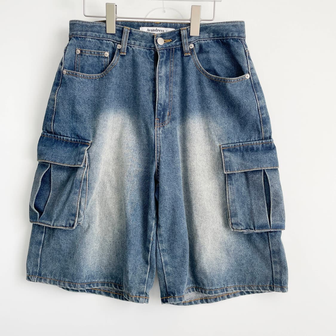 D1 어반드레스 청 카고 반바지 쇼츠 데님 팬츠 31사이즈 상품이미지1