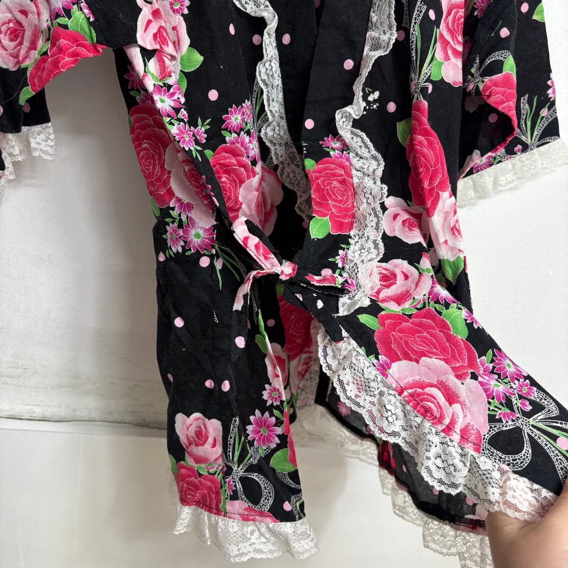 장미 레이스 유카타 세트 모모코 잠옷 히메갸루 상품이미지3