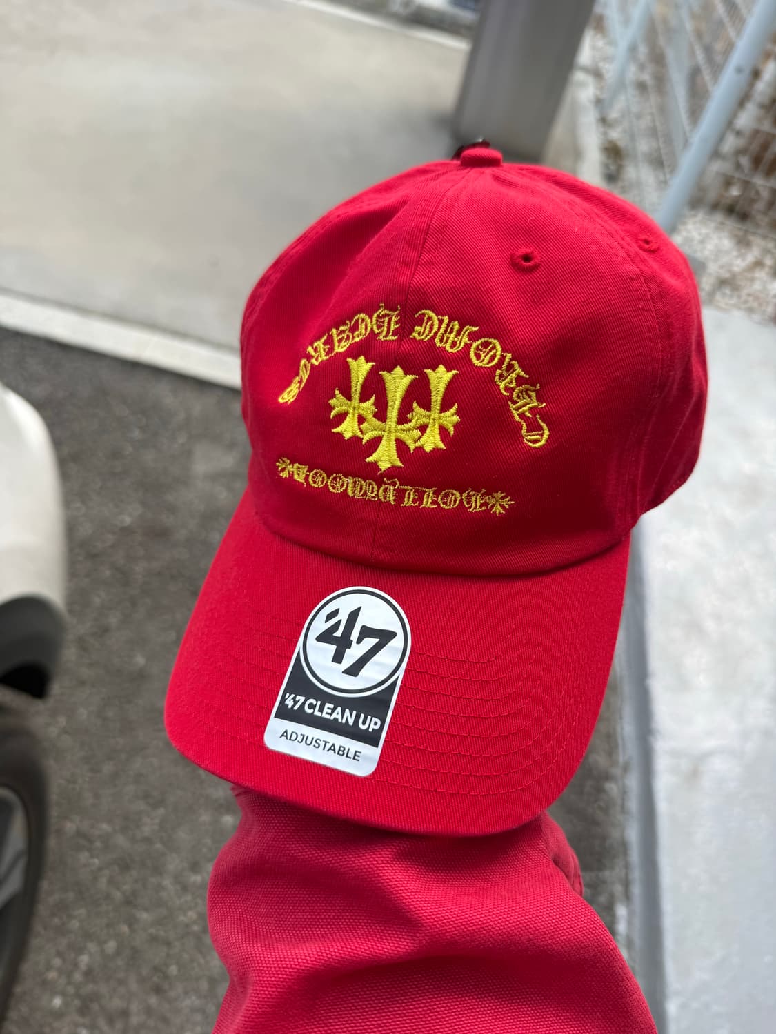 Npsss 크롬하츠 세메터리 모자 레드/엘로우 상품이미지2