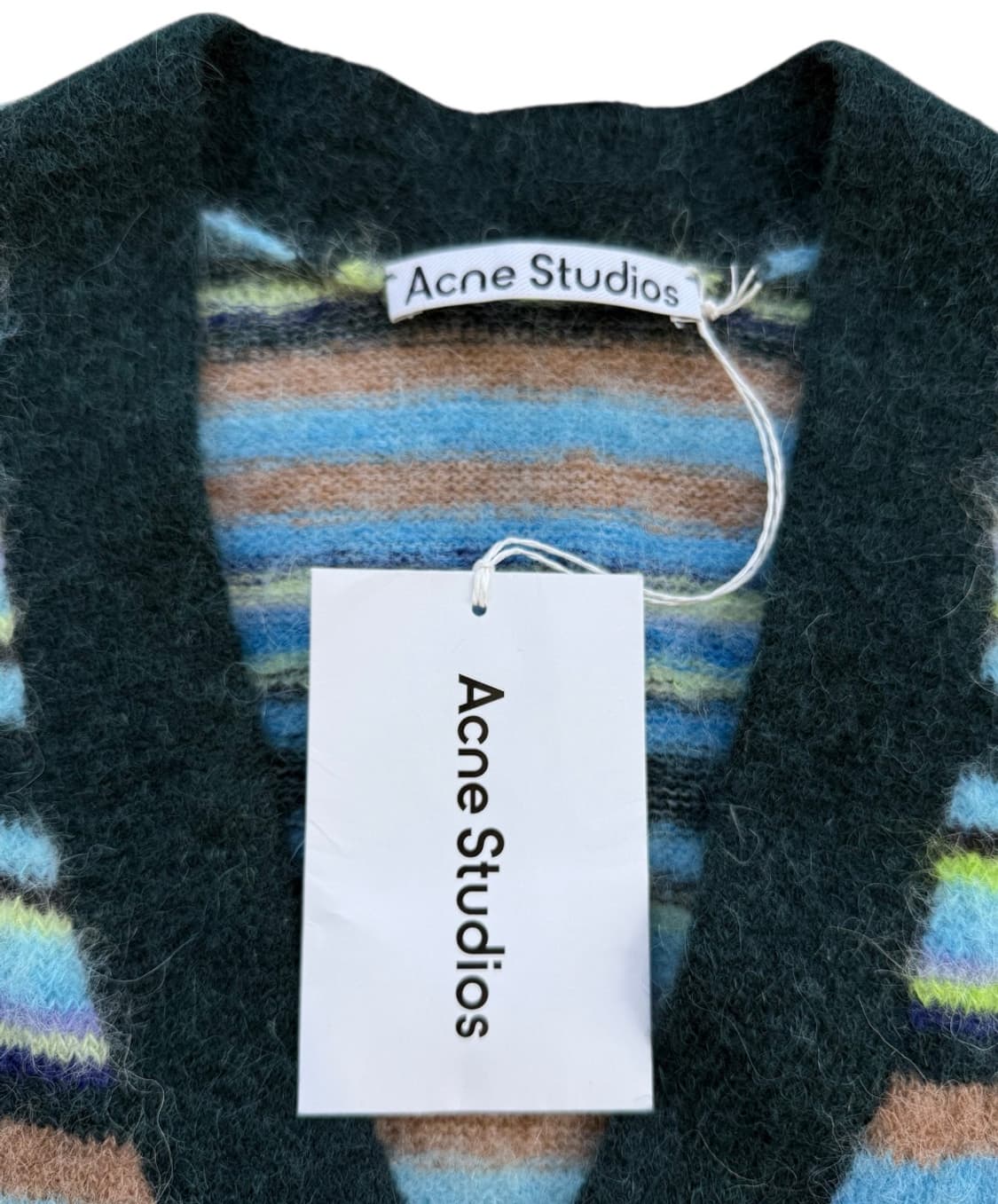 아크네 스튜디오 스트라이프 모헤어 가디건 상품이미지4