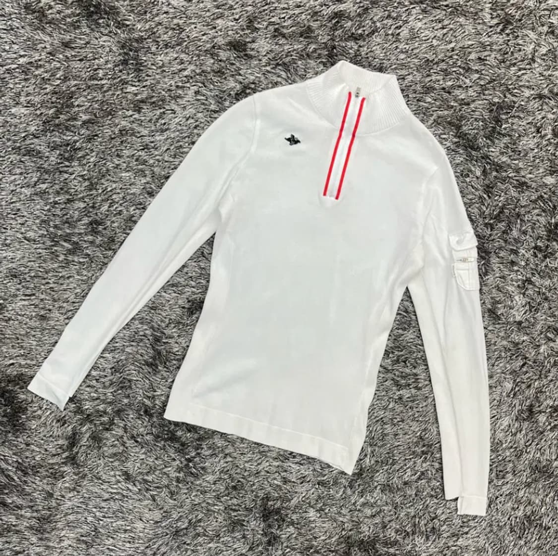 파리게이츠 여성 골프 하프넥 긴팔 네트 티셔츠 (0) 상품이미지1