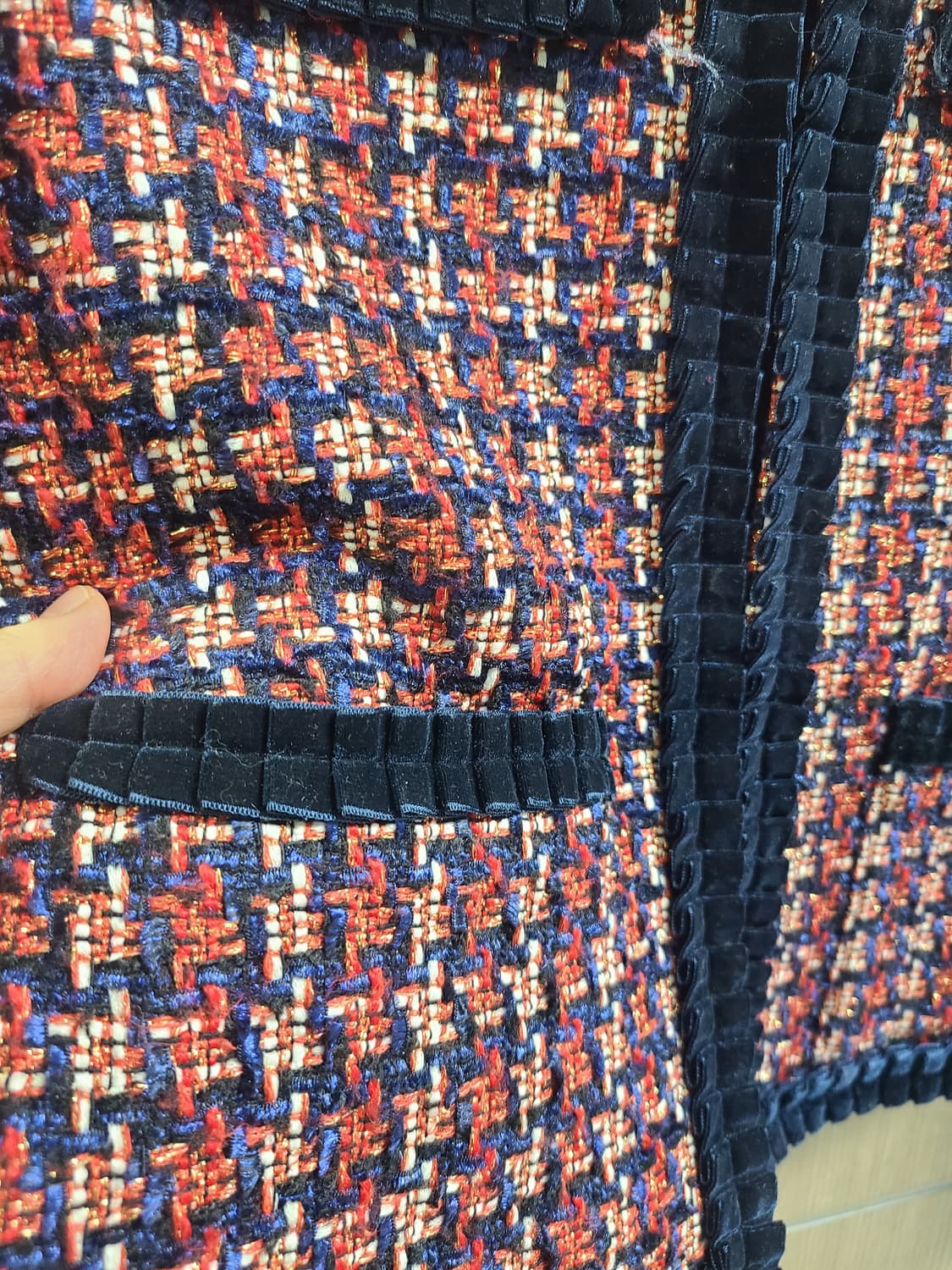 레니본 트위드자켓  상품이미지3