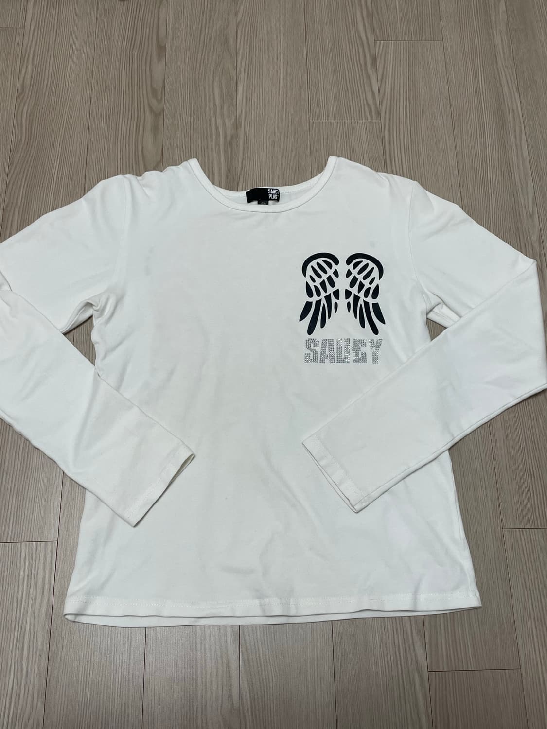 빈티지 Saucy plus 레오파드 슬리브리스 긴팔 상품이미지2