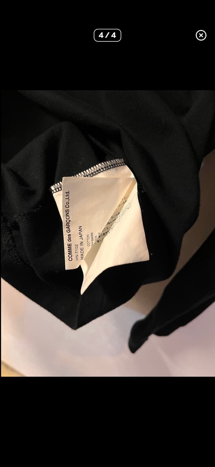 꼼데가르송옴므 롱슬리브 XL미니 상품이미지4