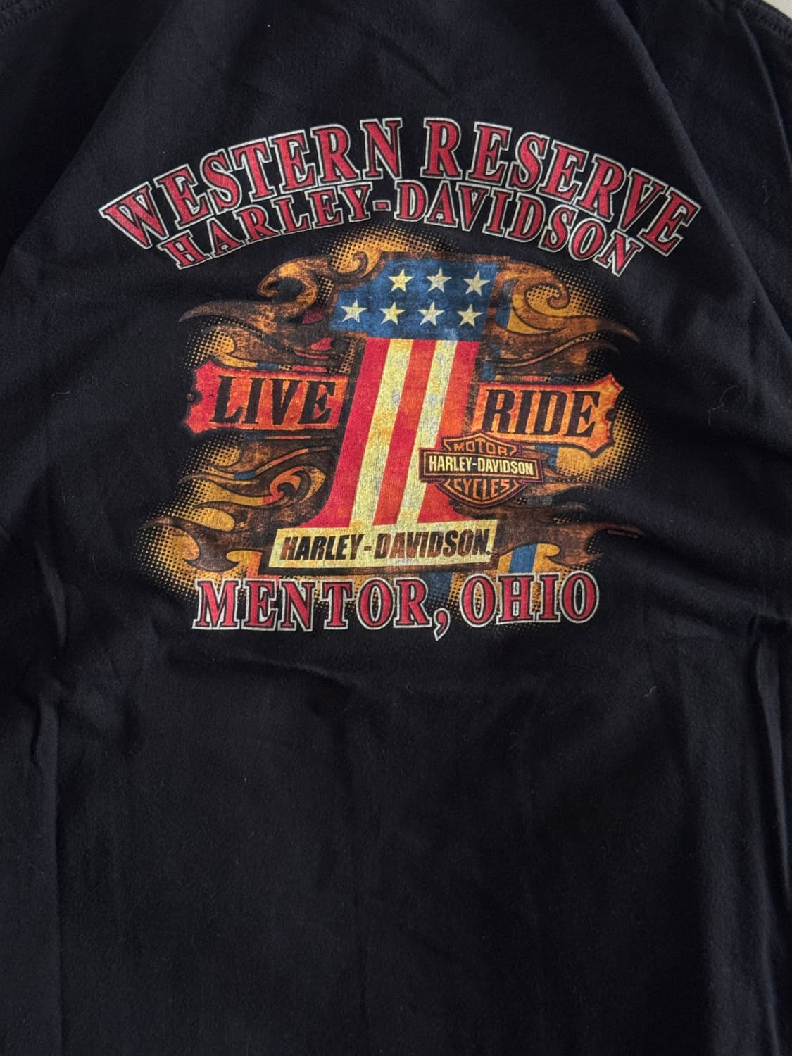 [XL] 90s-00s 빈티지 할리데이비슨 live ride 티셔츠 상품이미지4