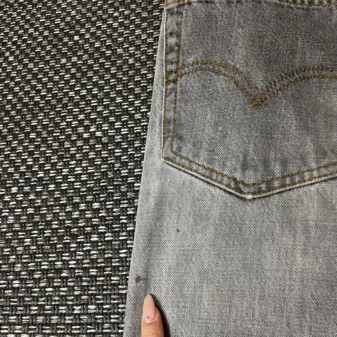 (29) 리바이스 569 29X30 그레이 데님 팬츠 루즈 스트레이트핏 상품이미지6