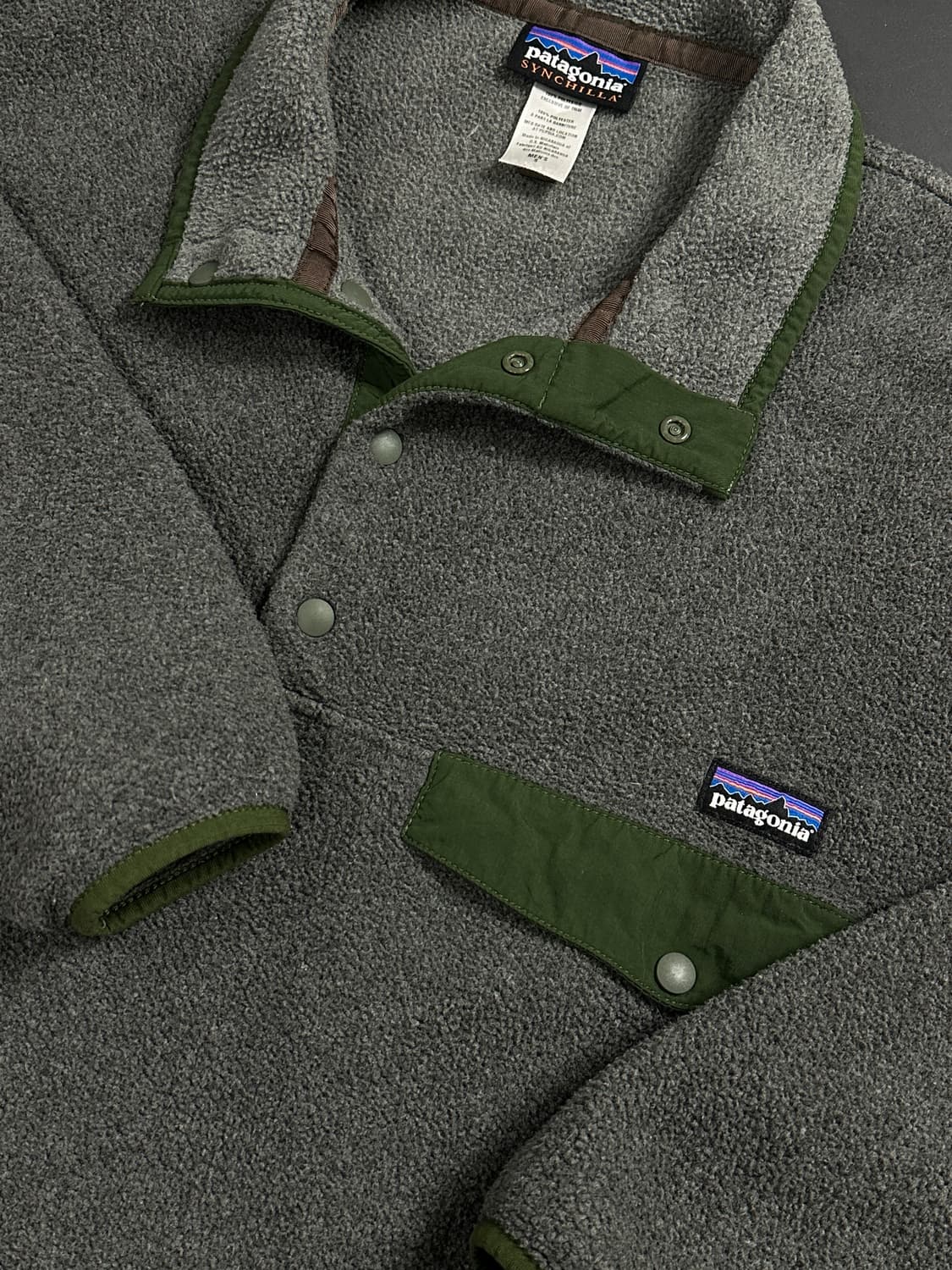 파타고니아 신칠라 그레이 카키 S 상품이미지1