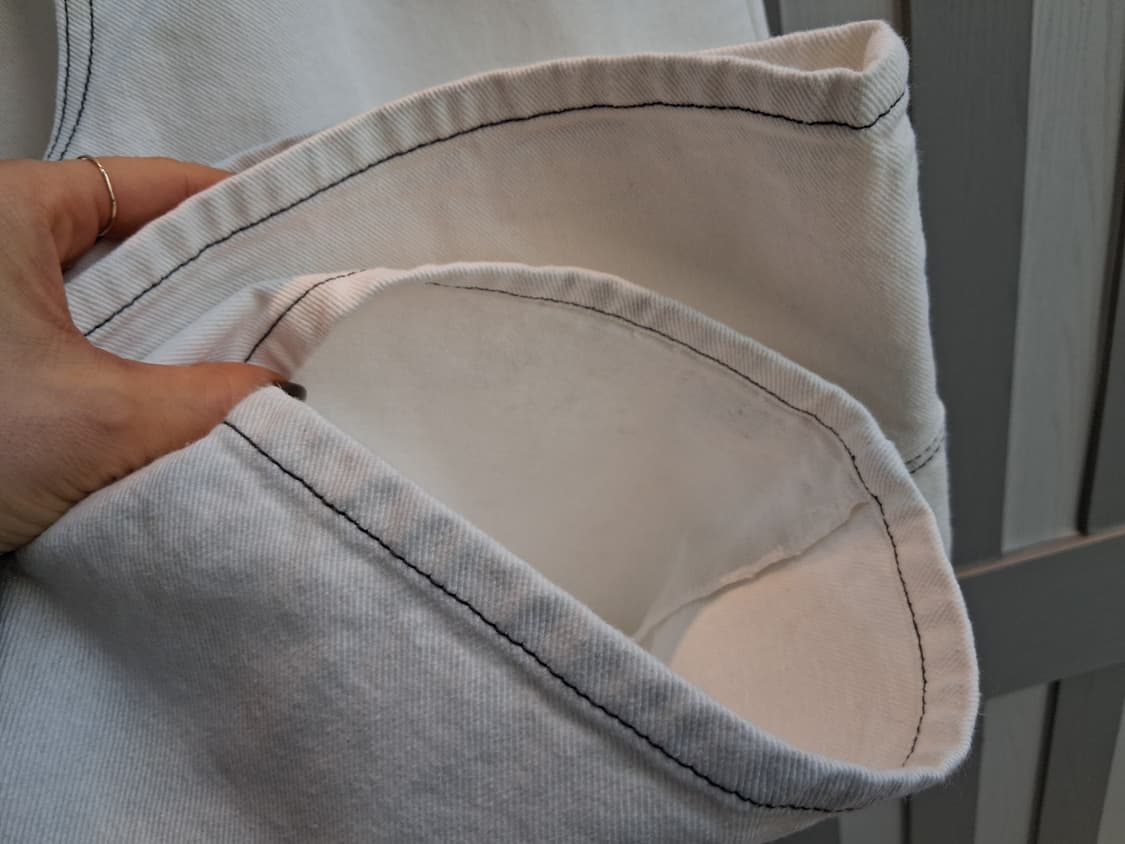 마뗑킴  정품 화이트팬츠 상품이미지5