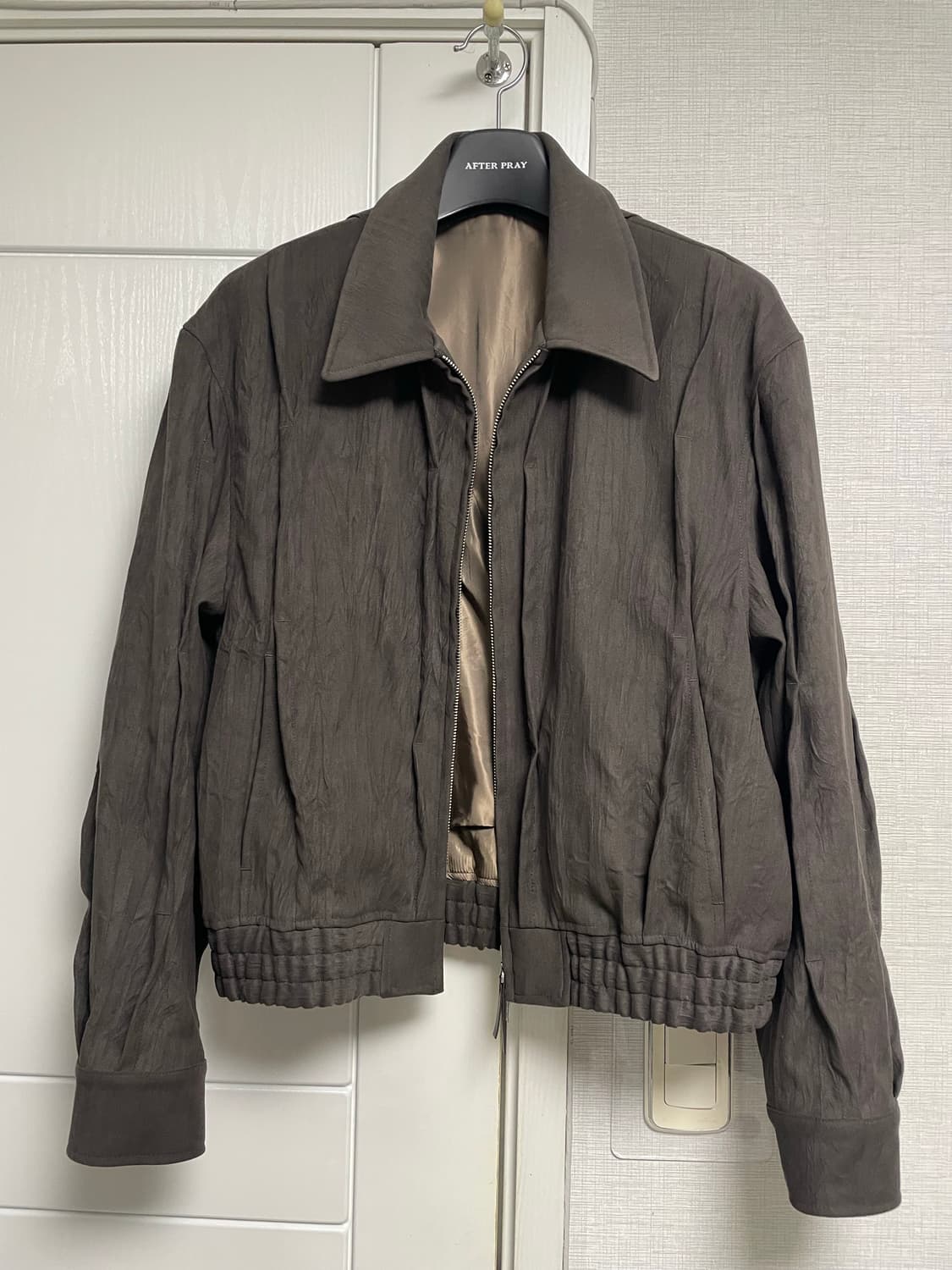 엘무드 닷츠 블루종 자켓 브라운 46 상품이미지1