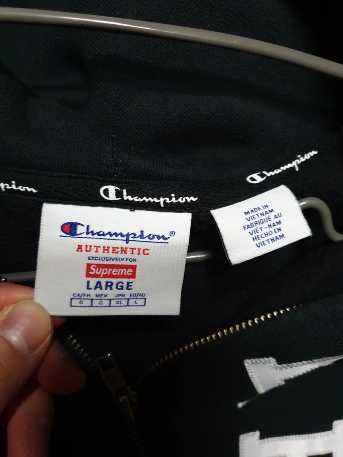 챔피온 슈프림 후드집업 상품이미지4