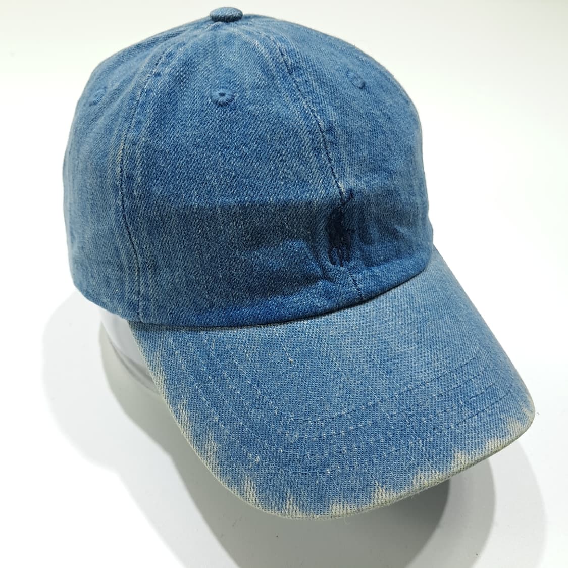 CN998 폴로 랄프로렌 데님 블랙 자수 볼캡 모자 상품이미지2