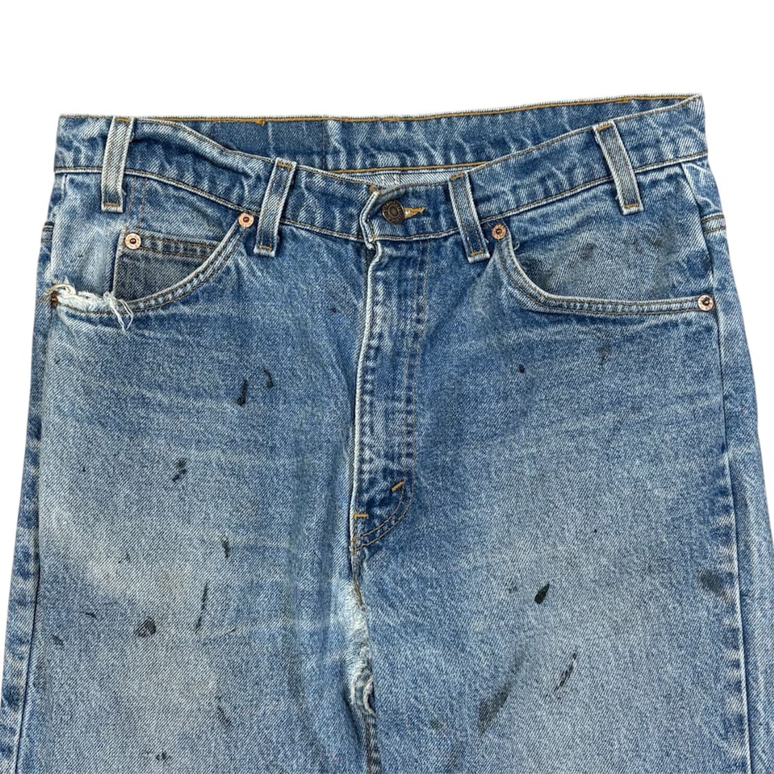 90s Levi’s usa 517 오렌지탭 플레어 데님 연청 상품이미지3