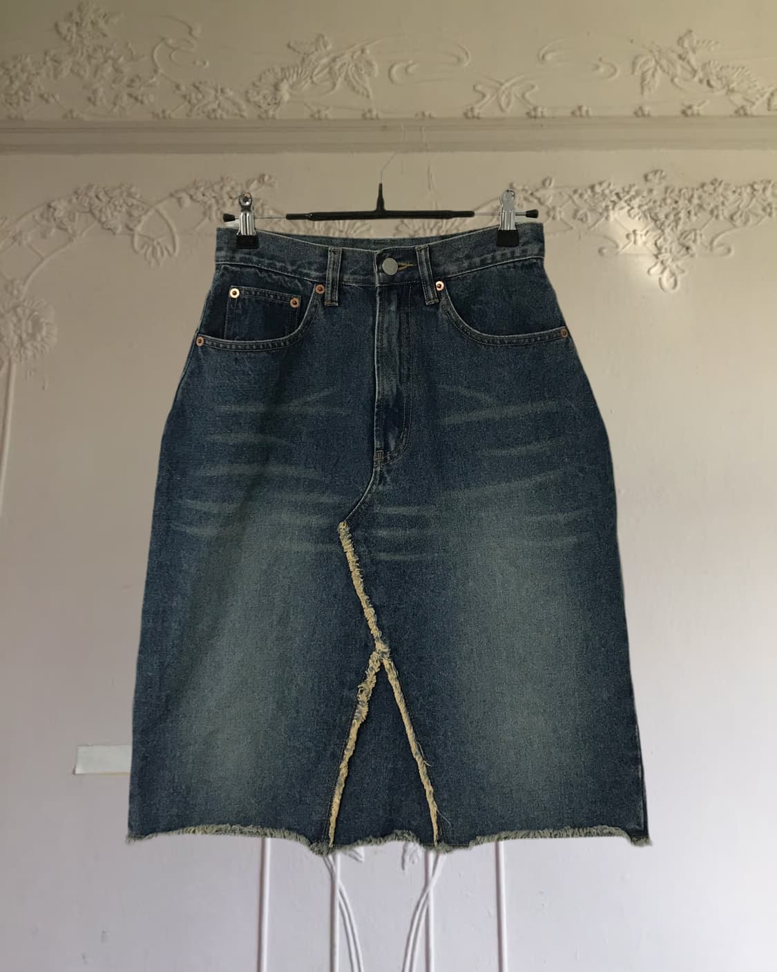 vintage denim skirt (26inch) 상품이미지8