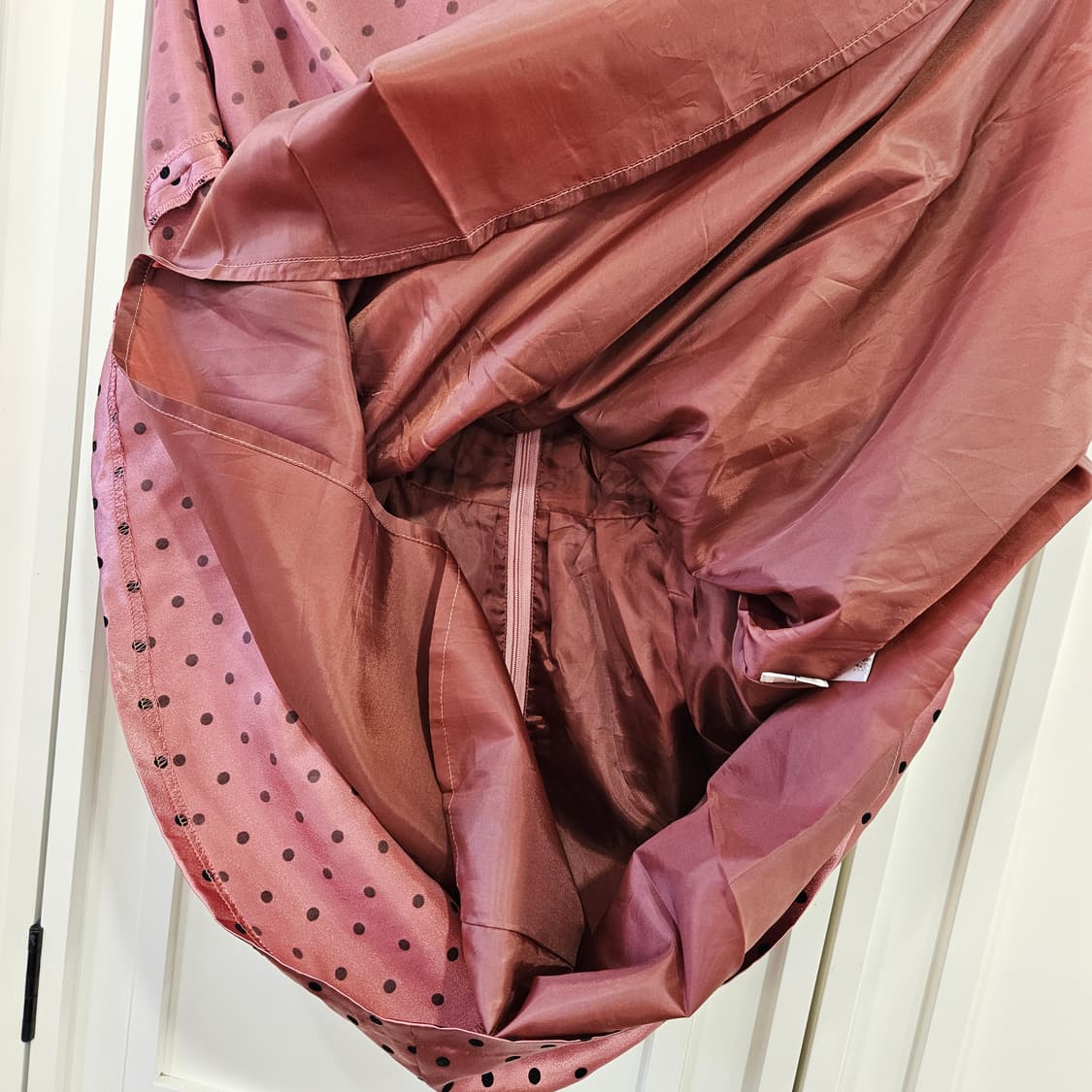 도트 리본 플레어 원피스 상품이미지6