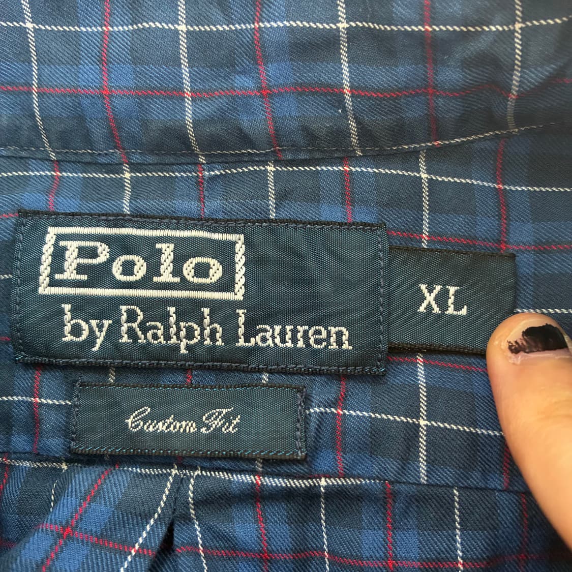 Polo  폴로 랄프로렌 자수 체크 셔츠 상품이미지4