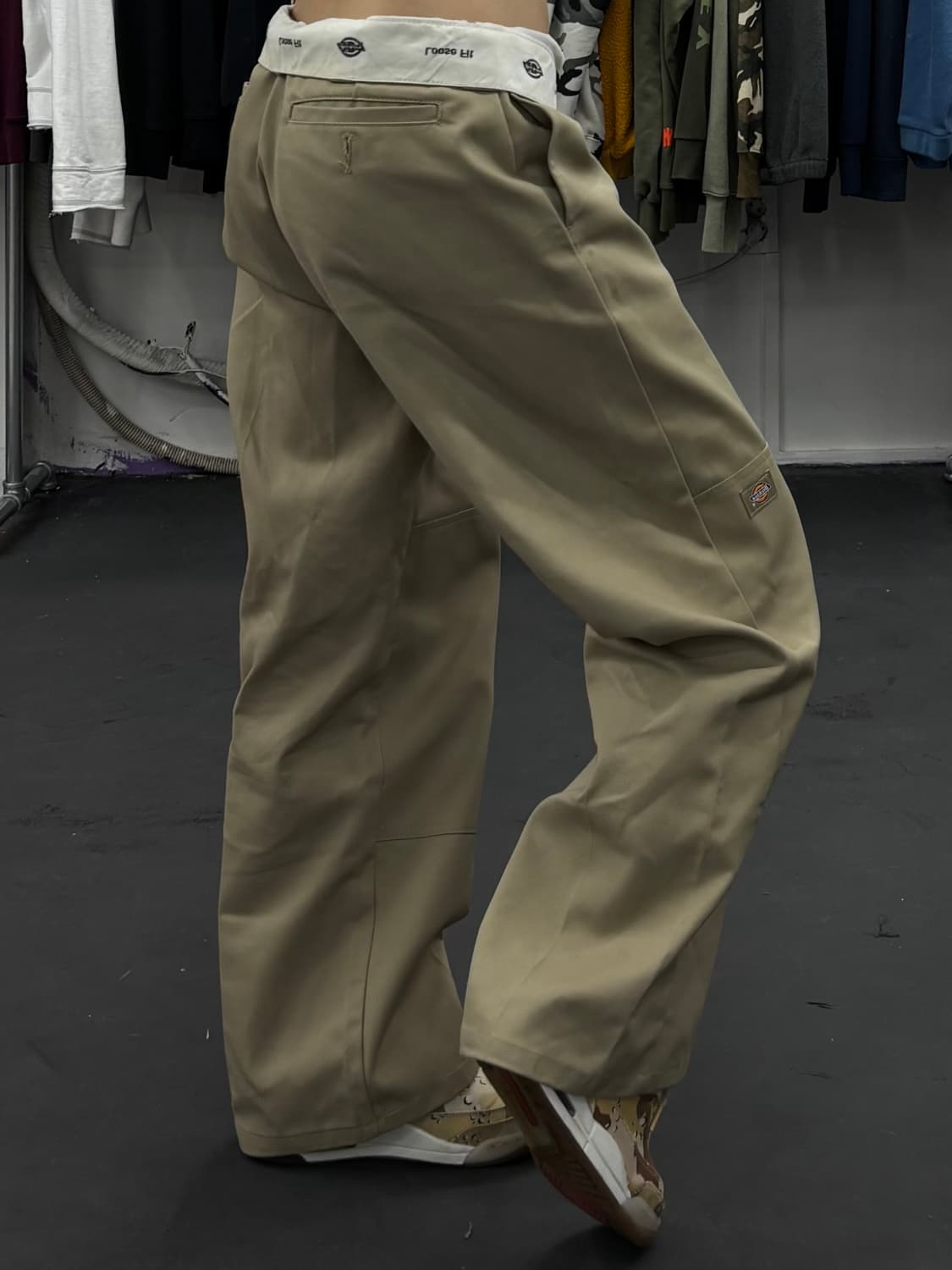 디키즈 베이지 더블니 팬츠 상품이미지3