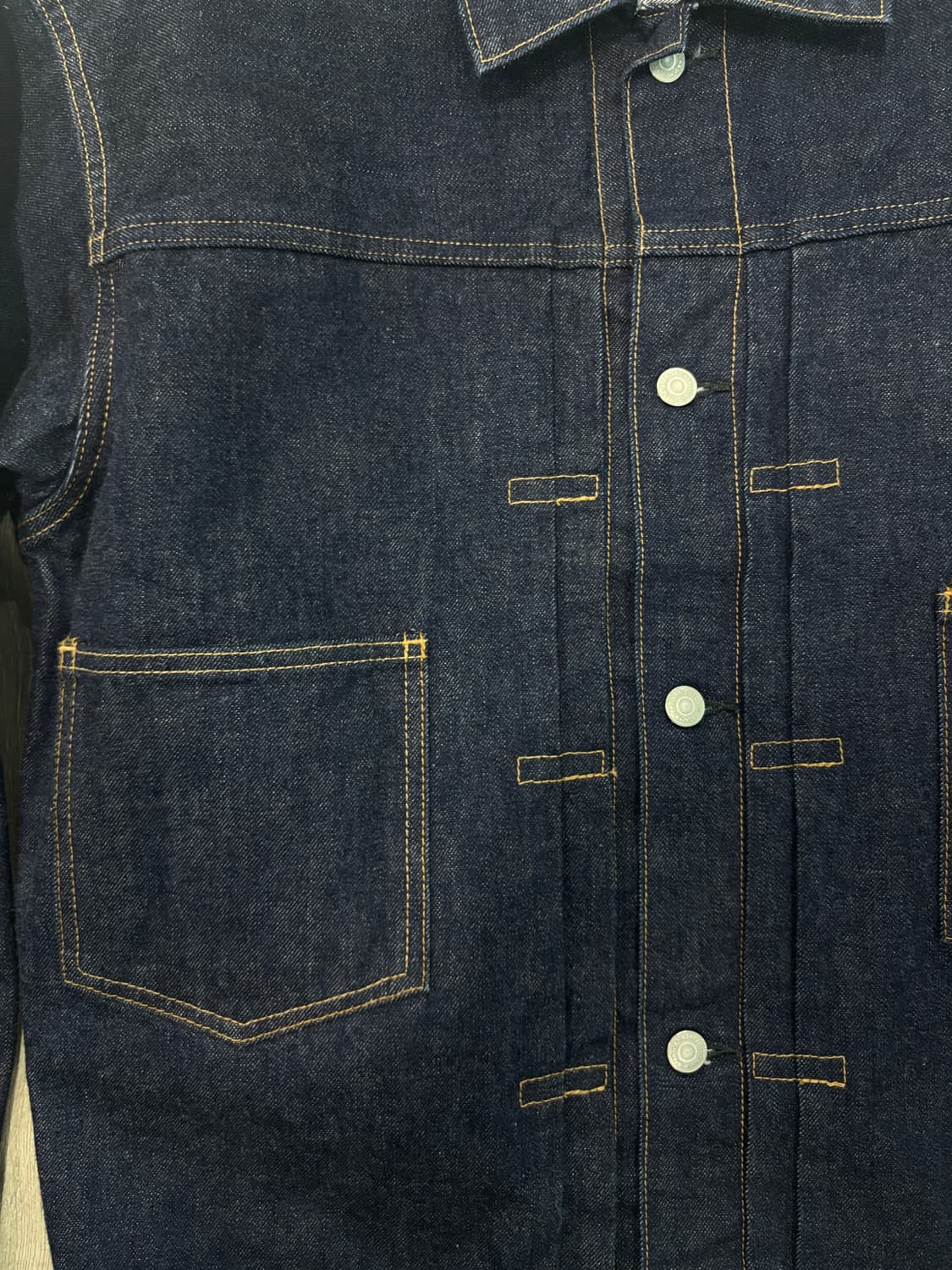 [42] 오디너리핏츠 타입2 데님 자켓 원워시 상품이미지5