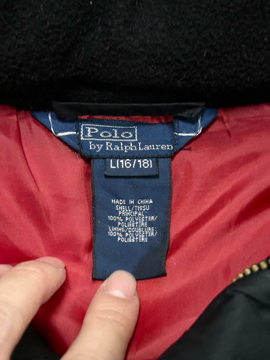 폴로 레드포니 블랙 패딩 상품이미지7