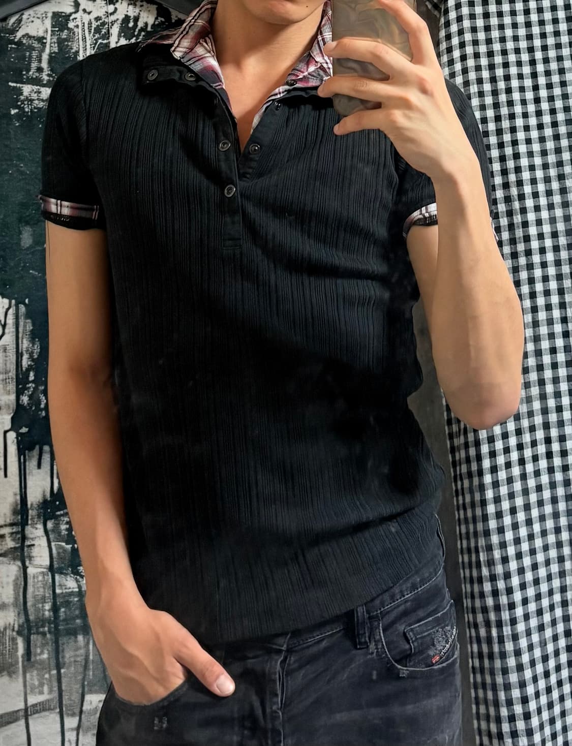 CUTE ACUTE CONTEMPO polo half t-shirt  상품이미지6
