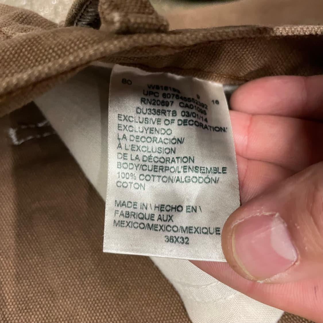 디키즈 덕 캔버스 카펜터 팬츠 (37“) 상품이미지5