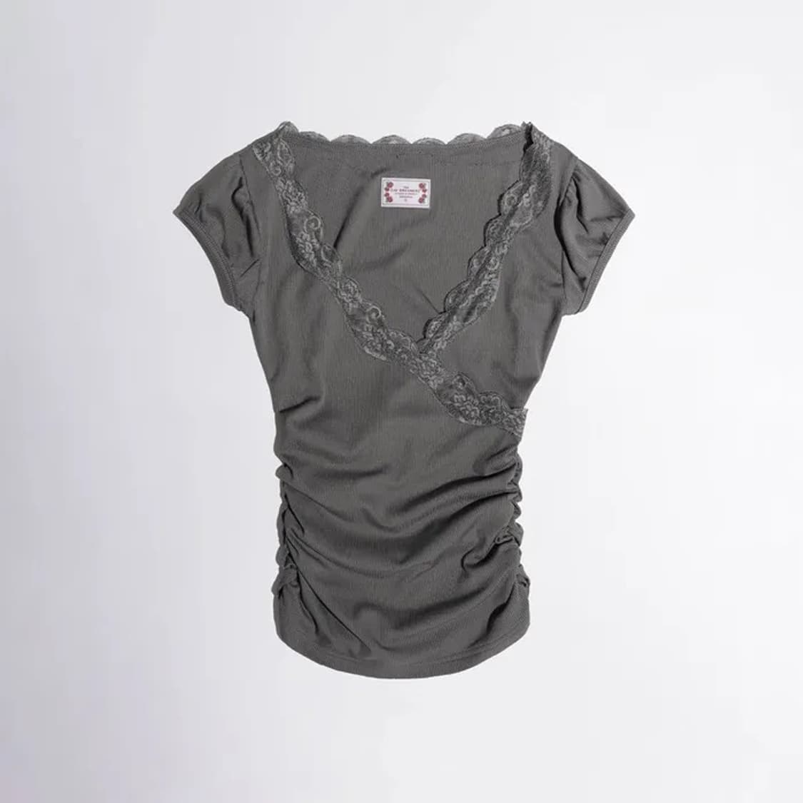 스컬프터 레이스 트림 랩 티 차콜 L 상품이미지1