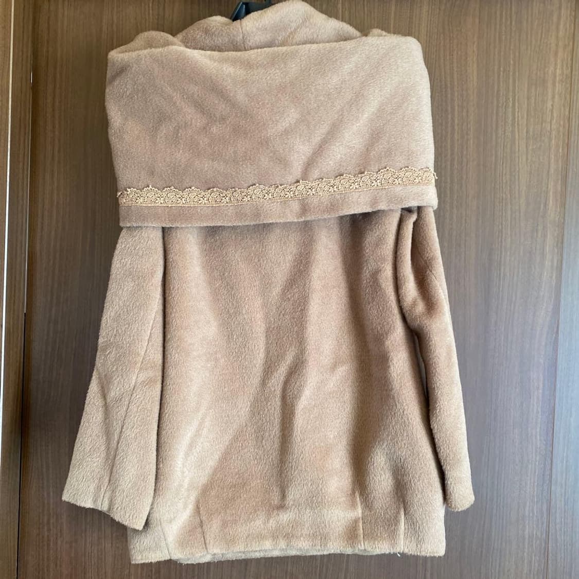 리즈리사 브라운 케이프 코트 모리 라떼갸루 일브 상품이미지2