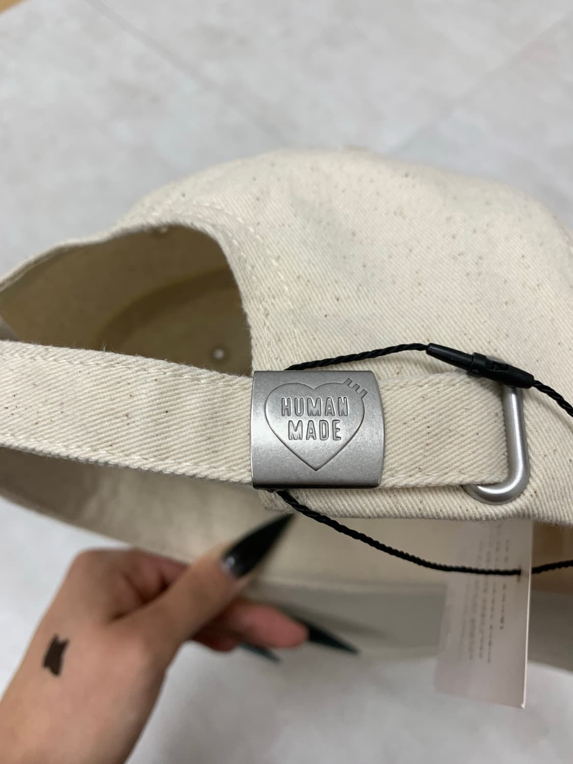 휴먼메이드 아이보리 패치 디테일 볼캡 #299 상품이미지5