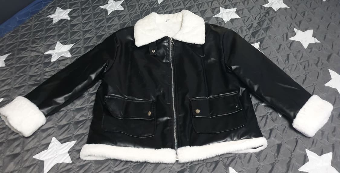 안감털 무스탕 자켓 블랙 (F) 상품이미지1