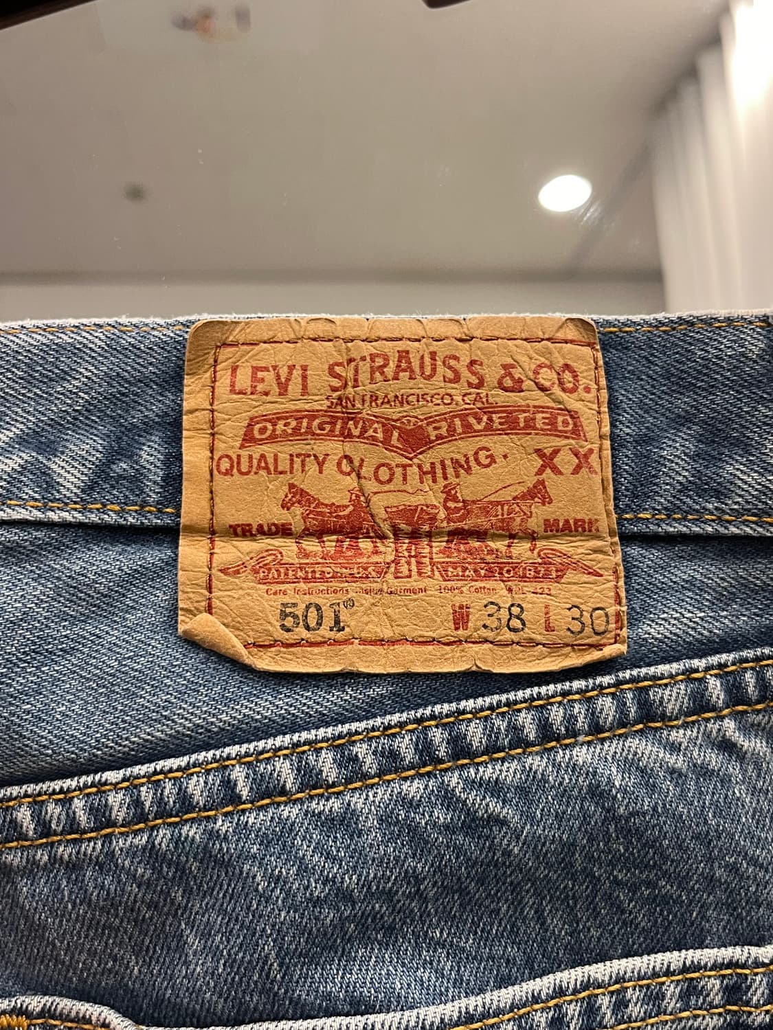 00s Levis 리바이스 501 데님 팬츠 (36) 상품이미지7