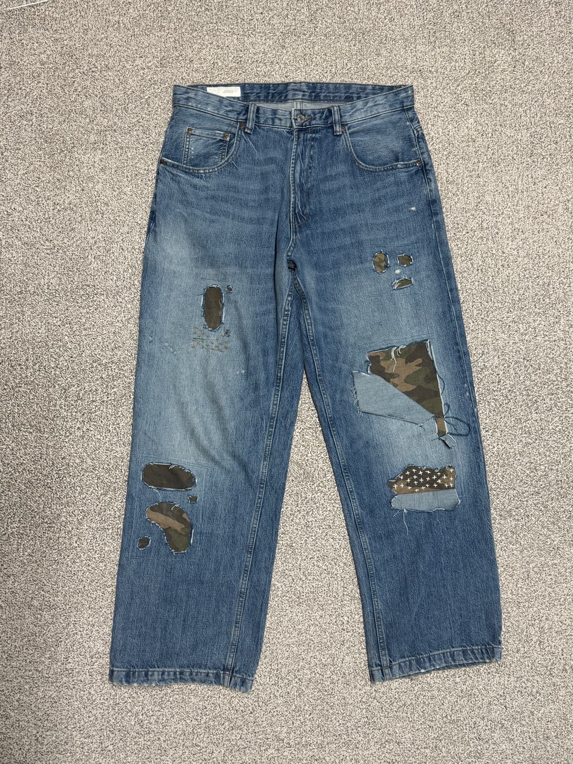 Rework Baggy Camo denim pants 상품이미지5