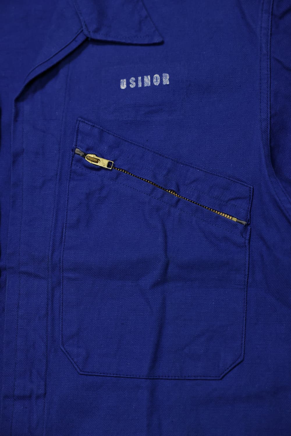 빈티지 워크자켓 블루 판매 상품이미지6