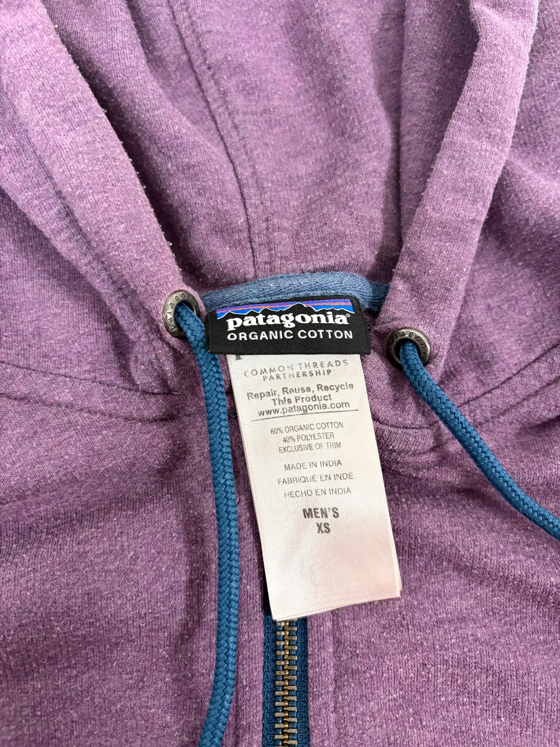 [xs] Patagonia 파타고니아 p-6 라벨 코튼 후드집업 상품이미지4