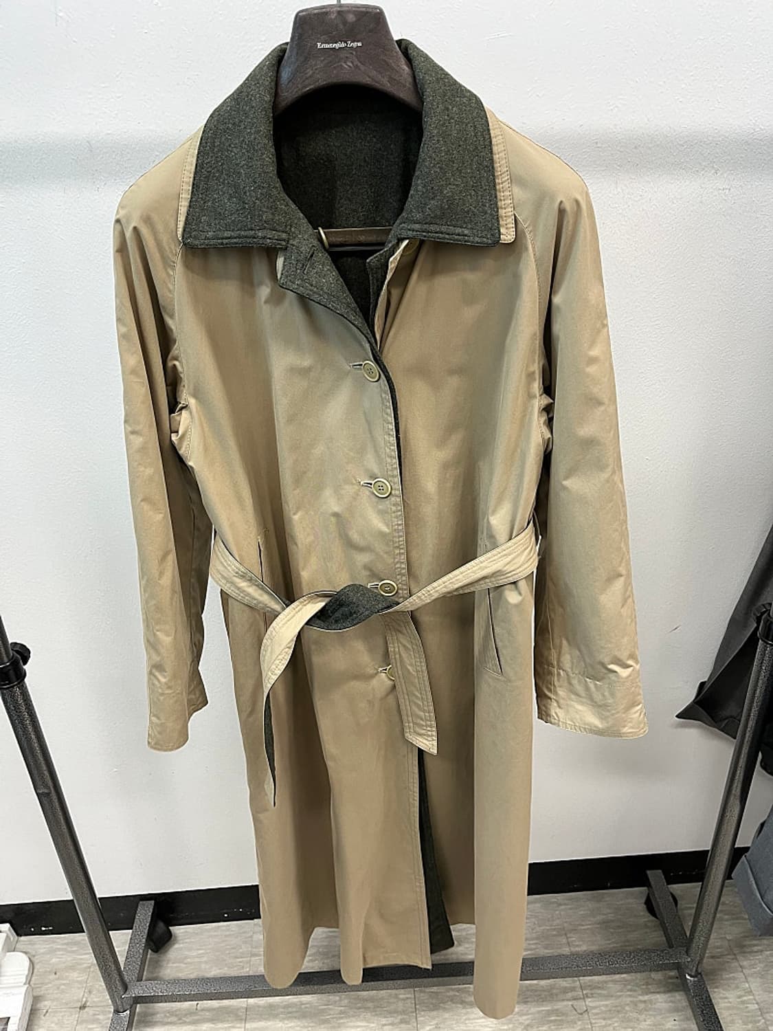 100) 비앙카 이태리 리버시블 트렌치코트  상품이미지2