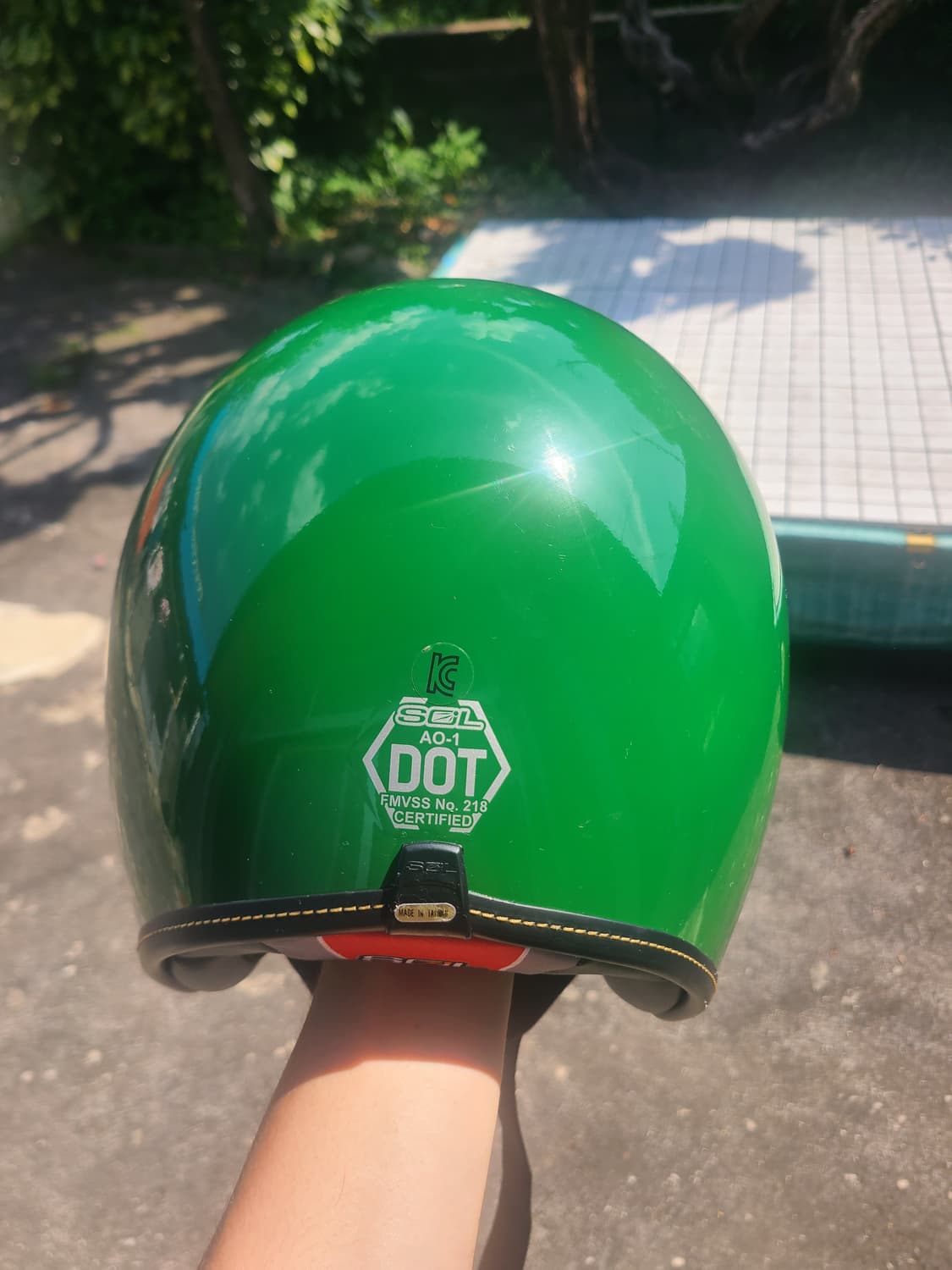 솔 헬멧 AO-1 포레스트 그린 XL 풀박스 상품이미지4