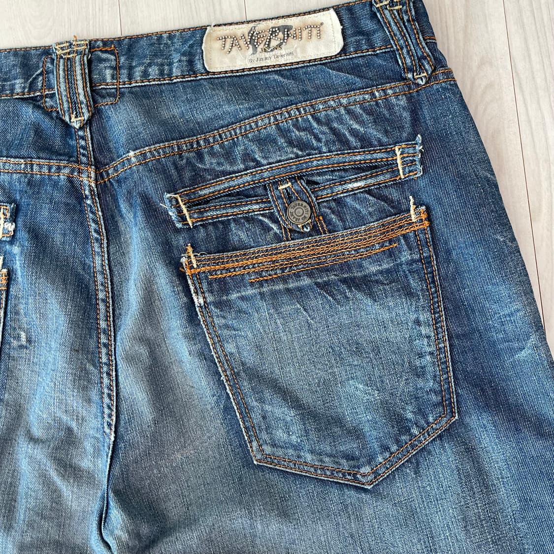 타바니티 40인치 빅사이즈 데님 청바지 상품이미지8