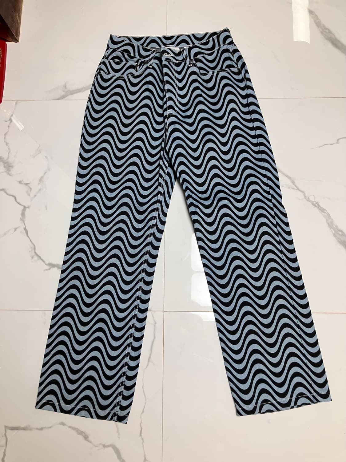 The Ragged Priest 웨이브 데님 팬츠 청바지 상품이미지4