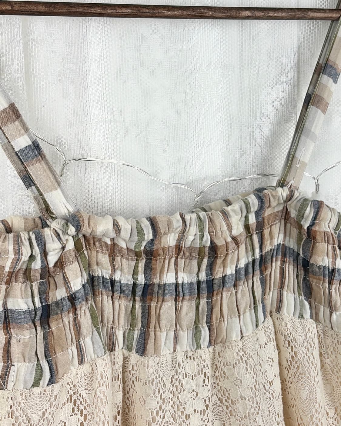 JPN patchwork 2-way dress 상품이미지7