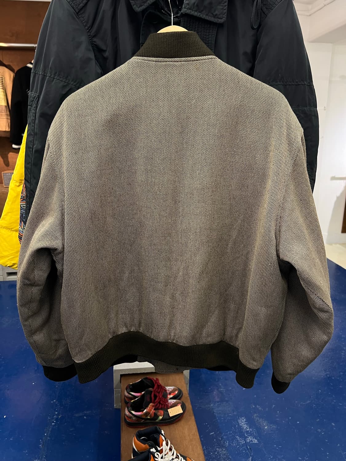 90-00s YSL 입생로랑 울 블루종 자켓 상품이미지5