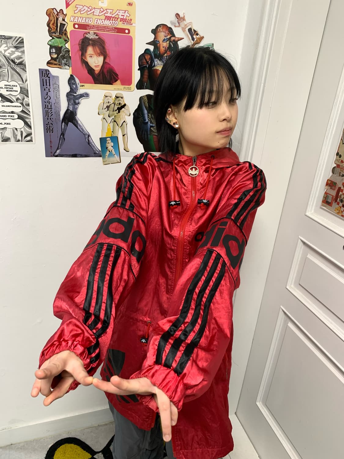 80s 아디다스 데상트 빅로고 돕바 상품이미지1