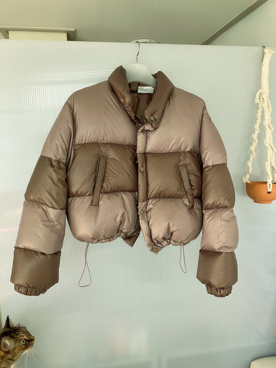 스탠드얼론 투톤 패딩 상품이미지1