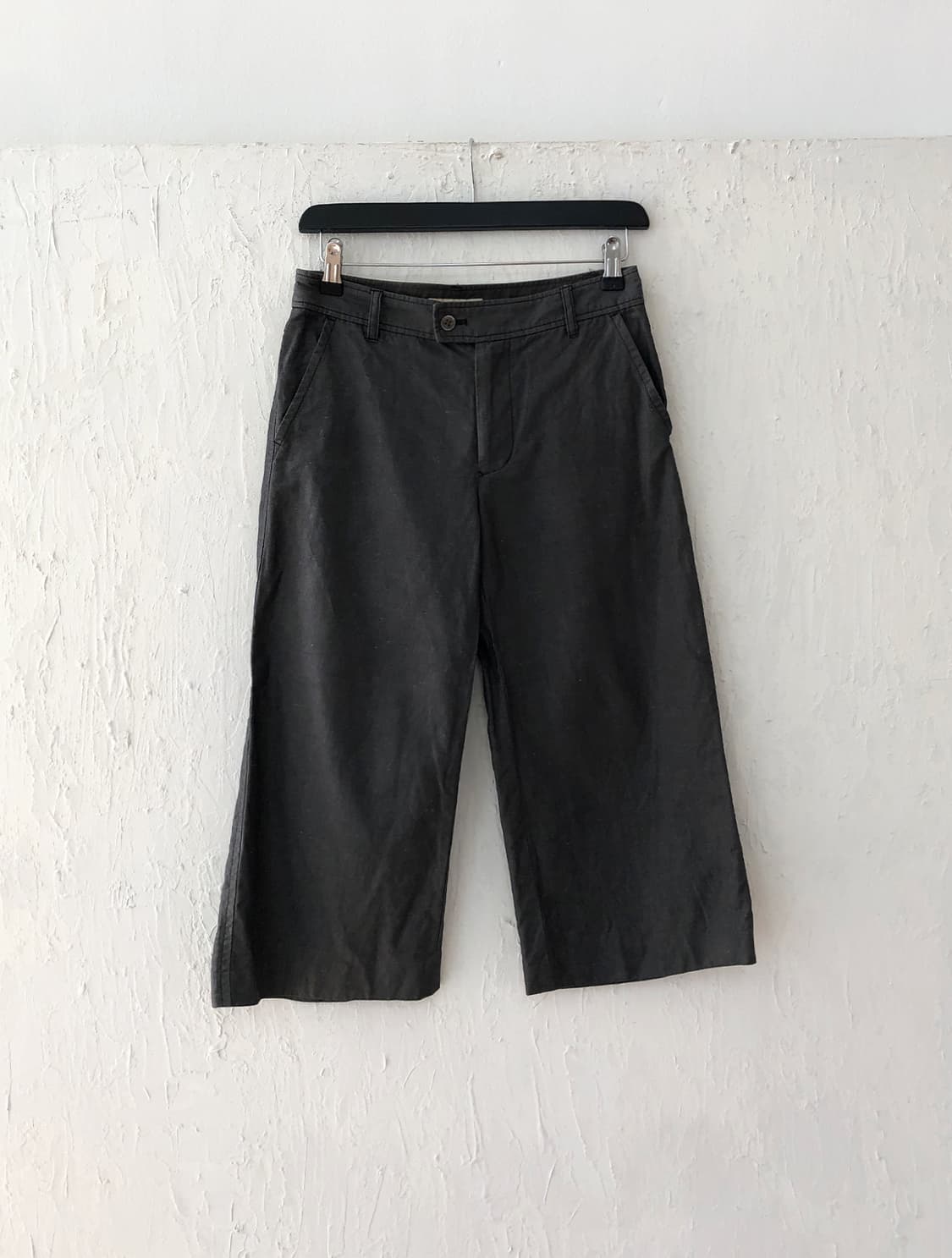 vintage charcoal half capri pants 상품이미지2