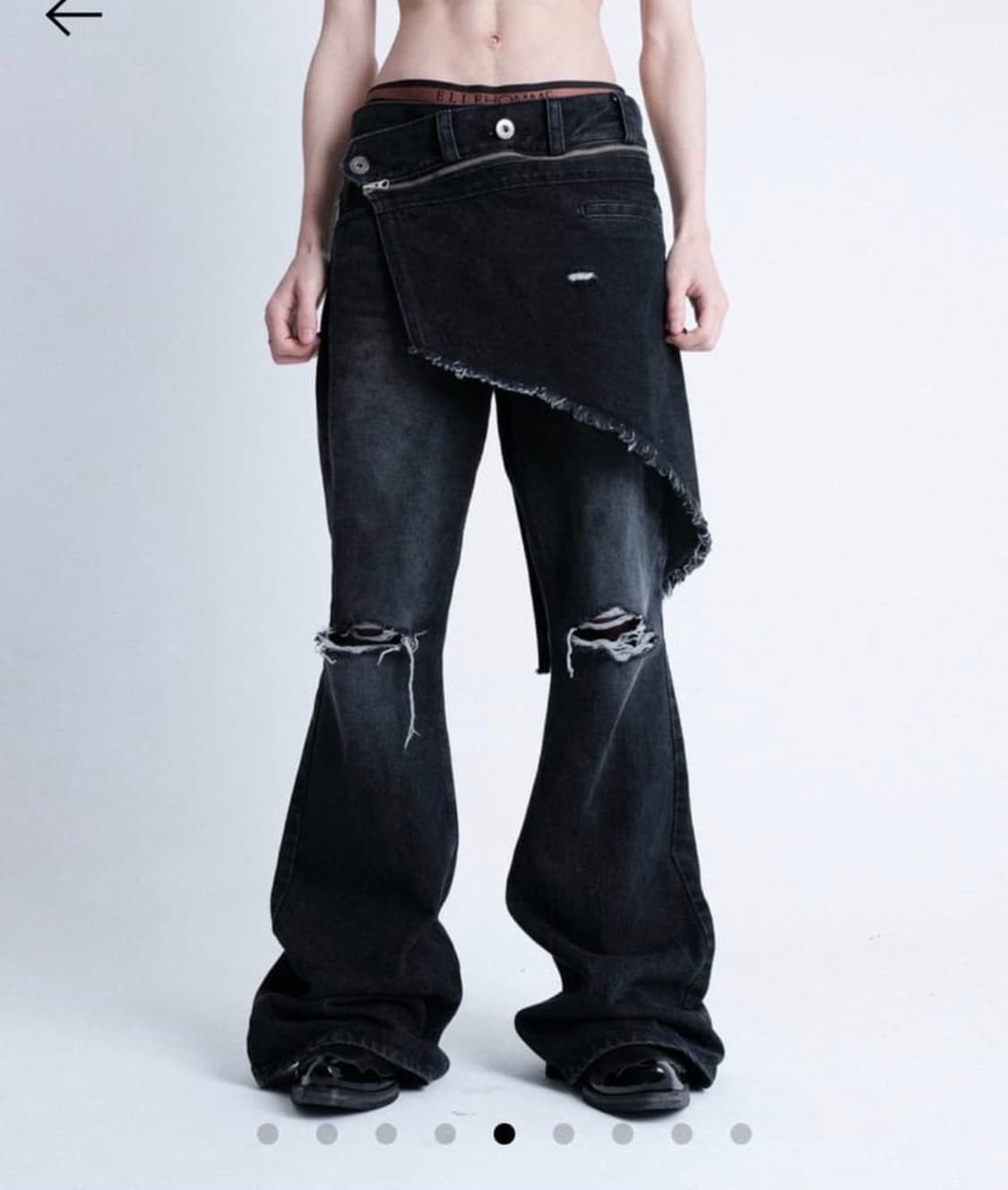 아이필럭키 부츠컷 데님 팬츠 L 상품이미지1