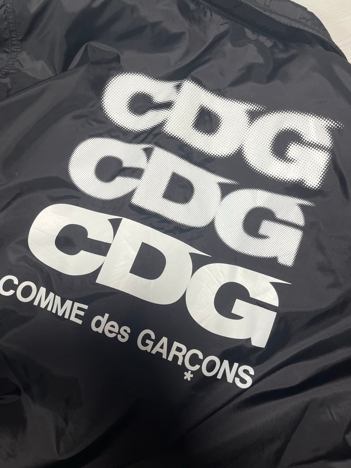 CDG 로고 보아 코치 자켓 L 상품이미지2