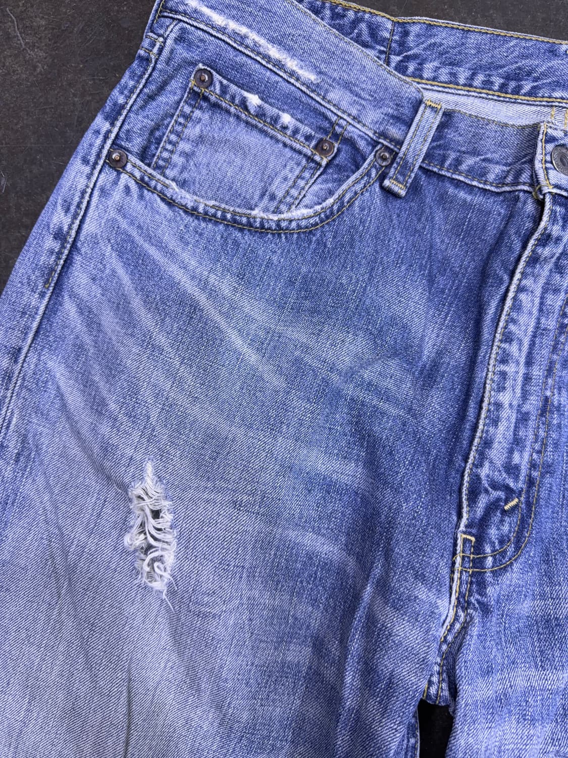 리바이스 503 빈티지 00's 데미지 스트레이트핏 데님팬츠 36 상품이미지4