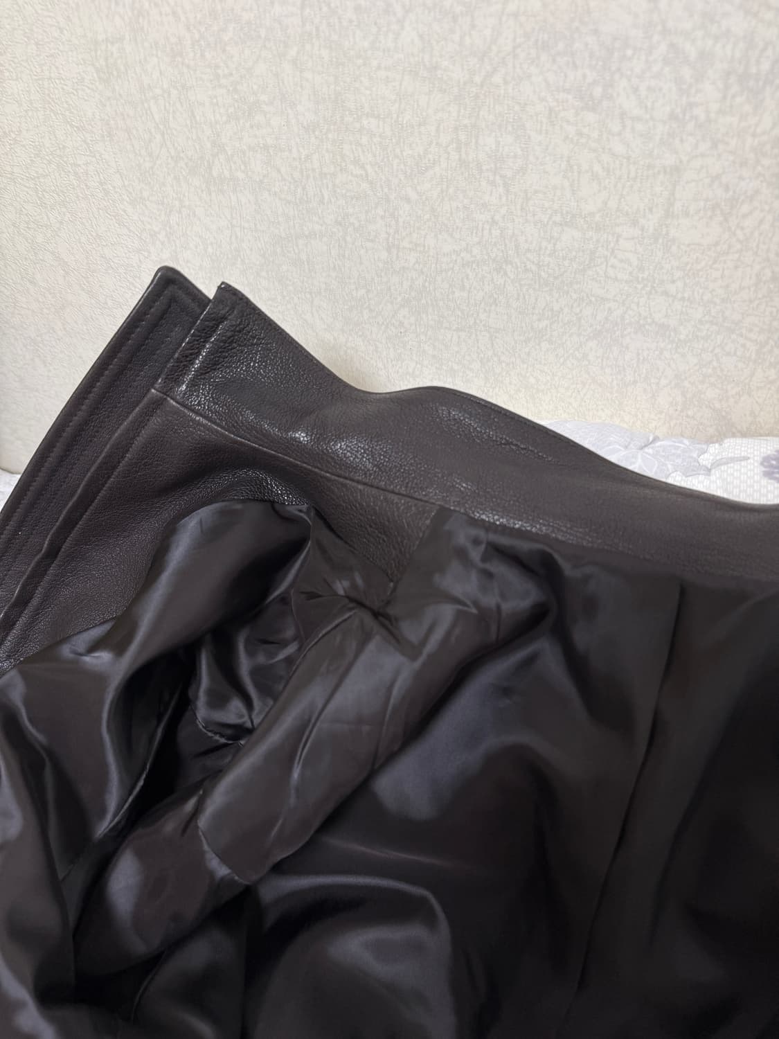 [S] 유스/ 하이넥 레더 블루종 상품이미지7